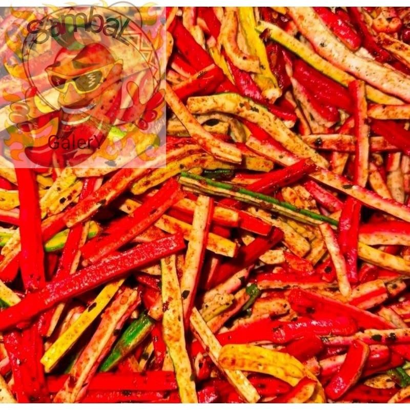

SambaL Galery Jaat Beton Pedas Daun Jeruk 1kg/Krupuk Jaat Beton Pedas Daun Jeruk 1Kg