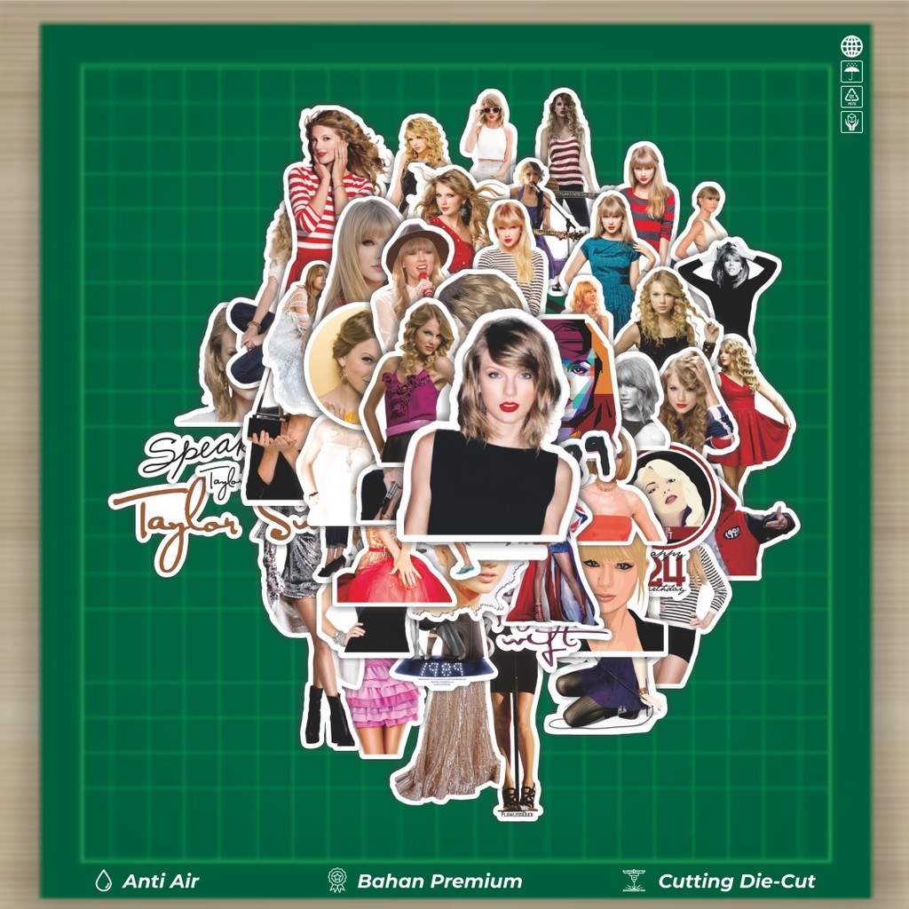 

HOT 50 PCS STIKER Stiker Taylor Swift Stiker Fashion Cars Decal Dingin Kartu Album Custom Vinyl Anti Air- Sticker Aesthetic Buku Journal Koper Casing HP Tablet Laptop Helm Motor Botol Minum