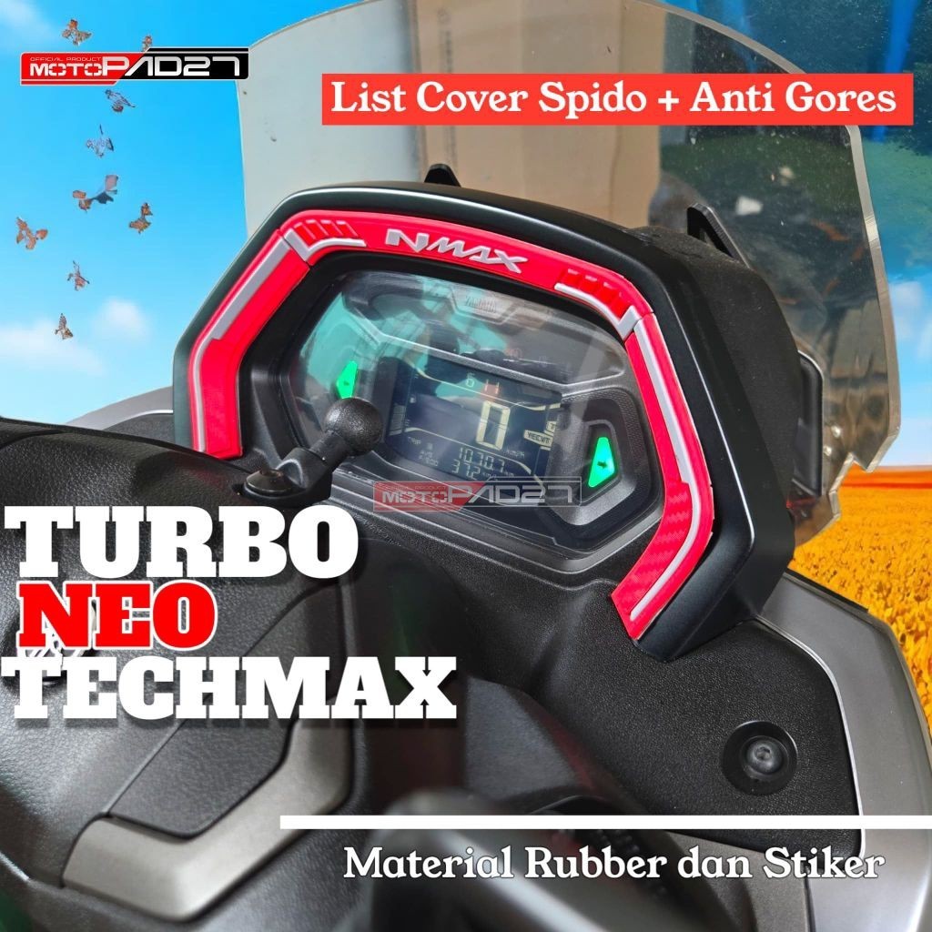 rubber Spidometer motor Yamah NMAX Turbo NMAX Neo pelindung spedometer NMAX Turbo/Neo antigores moto