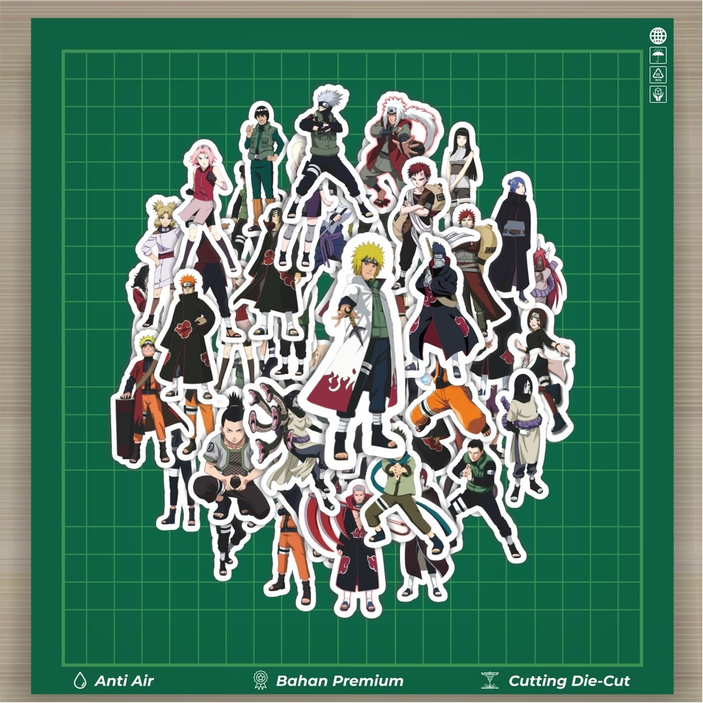 

HOT 50 PCS STIKER Stiker Anime Naruto Stiker Fashion Cars Decal Dingin Kartu Album Custom Vinyl Anti Air- Sticker Aesthetic Buku Journal Koper Casing HP Tablet Laptop Helm Motor Botol Minum