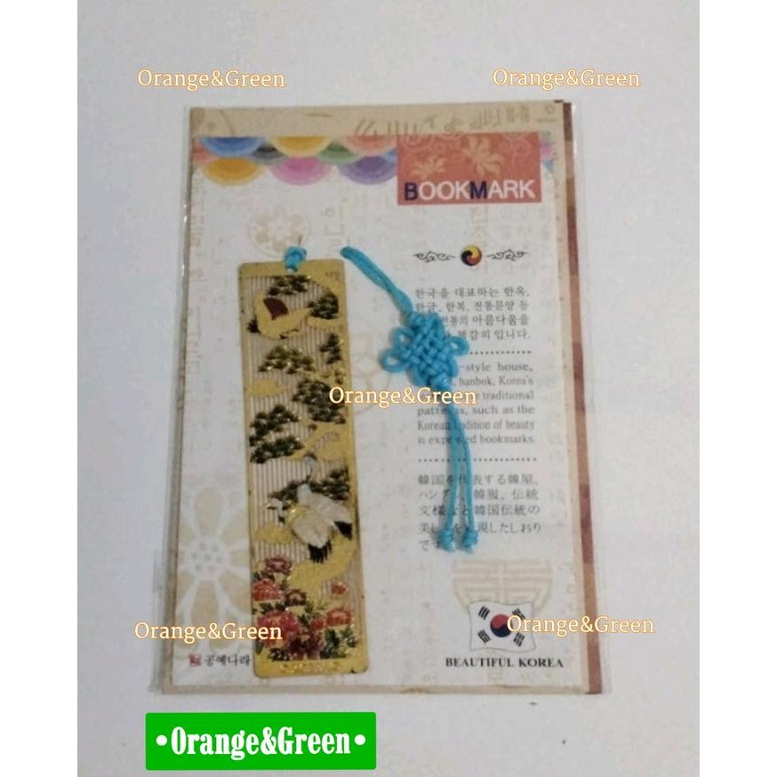 

Bookmark Korea Traditional. Pembatas Buku Souvenir Korea - 5