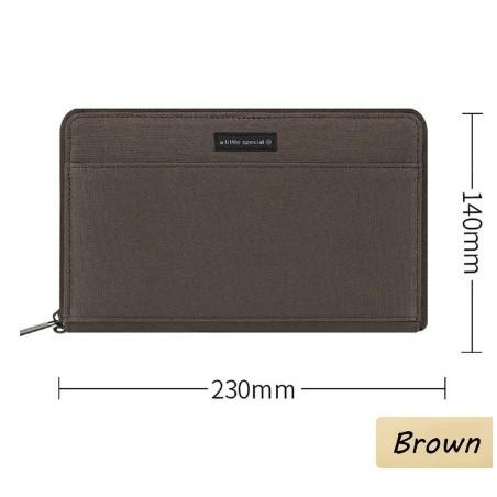 

Kokuyo Little Special Series Travel Pouch Storage Bag WSG-KUSK261 - Brown