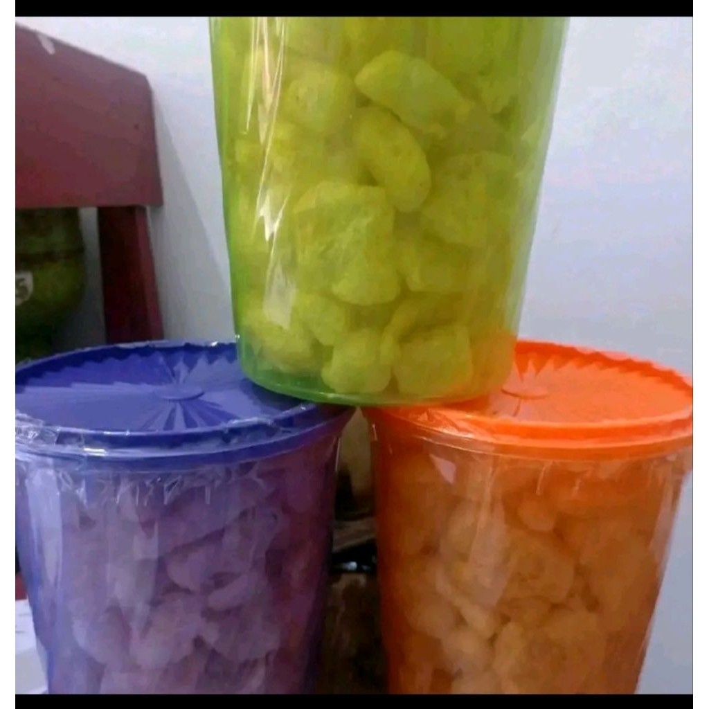 

kerupuk kulit sapi toples 4liter dapat 3 varian rasa. beli 1 gratis 2