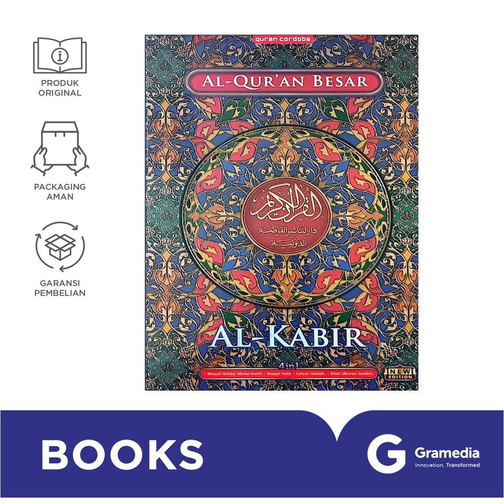Gramedia Surabaya - Al Quran Cordoba Besar Al Kabir B4 (Cordoba)