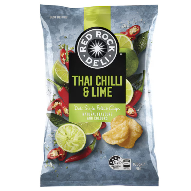 

Red Rock Deli Chips All Variant 165g