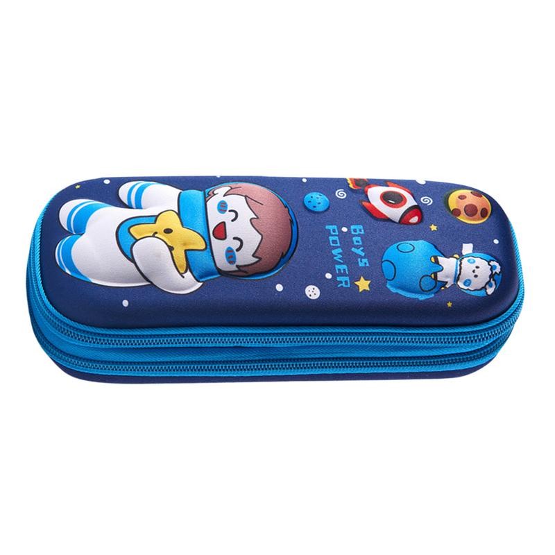 

Pencil Box With Compartments Pen Pouch Large Capacity Stationery Bag Pencil Case With Cartoon Patterns For Birthday