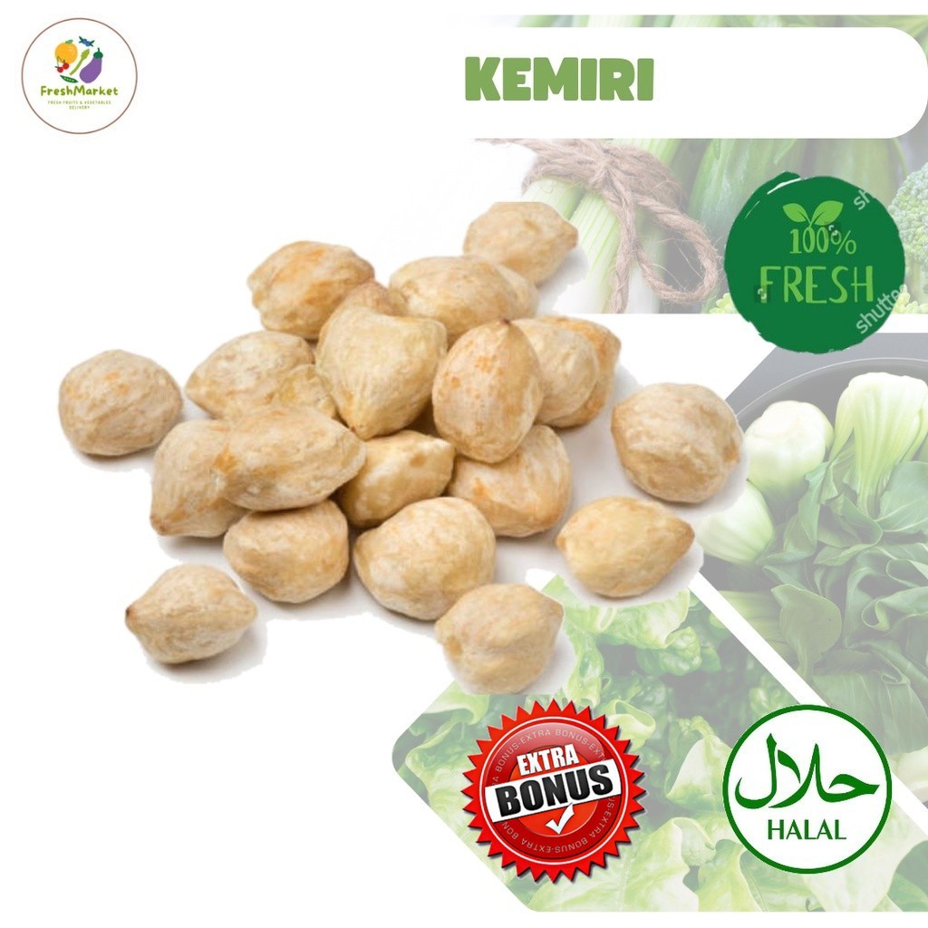 

Kemiri Rempah Bumbu Dapur 50 Gram Sayurinstant