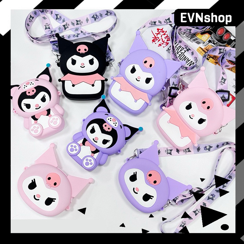 TAS JELLY Selempang Rubber Resleting Silicon 3D Anak Karakter  Labubu  Dompet Koin Mini Tas Serbagun