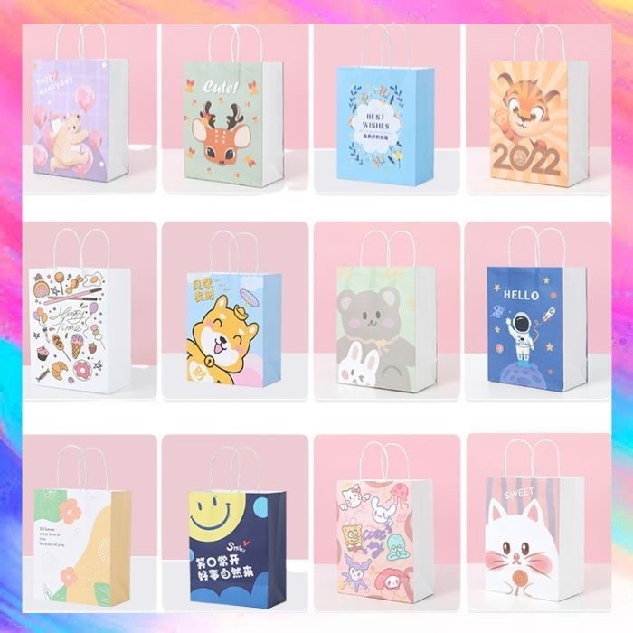 

Paper Bag Gift Cute / Paperbag Hadiah Motif Abstrak Bintang Stars Estetik - GF0483