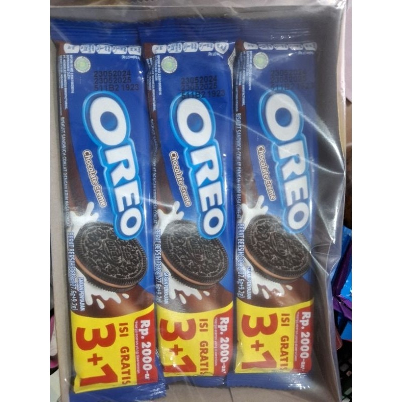 

OREO SACHET 1 BOX ISI 12 BUNGKUS X 36.8 gram