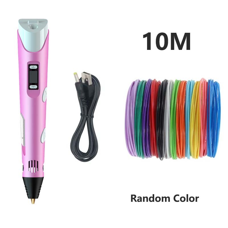 

3D Printing Pen DIY Three-dimensional Painting Children Toys Fun Camouflage With LCD Screen Compatible PLA Filament Toys Gift