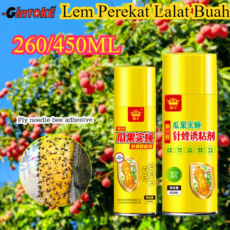 450ML Lem Perekat Perangkap Serangga/ Terbang Lalat Buah Insect Glue Mengendalikan Lalat Buah/Pereka