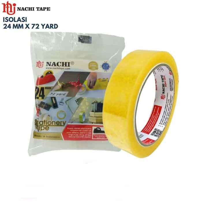 

Isolasi Nachi 1/2 Inch / 1 Inch Electrical Tape Solatip12mm x 72 Yard / 24mm x 72 Yard - MY