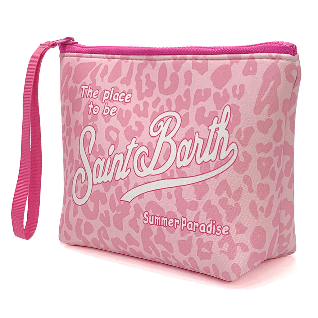 

Large Capacity Zipper Cosmetic Bags Portable Striped Ladies Neoprene Makeup Bag Fashion Women's Travel Toiletries Bag