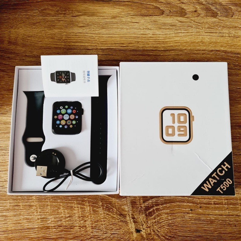Smartwatch T500 Jam Tangan Pintar bisa telpon dan ganti wallpaper jam pria dan wanita/Terbaru