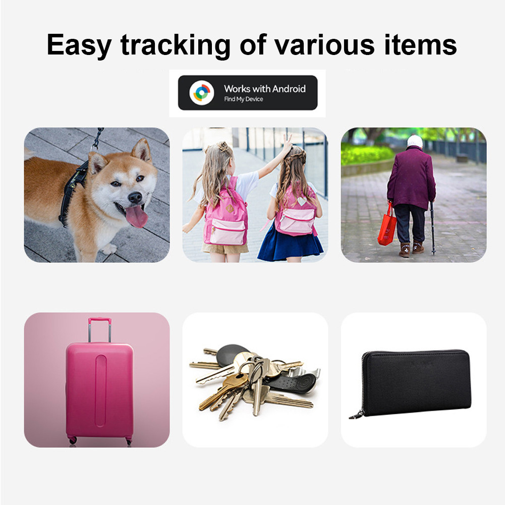 

GPS Tracker for Android Key Finder Item Locator Pet Tracker Car Locator for Pet Luggage Wallet