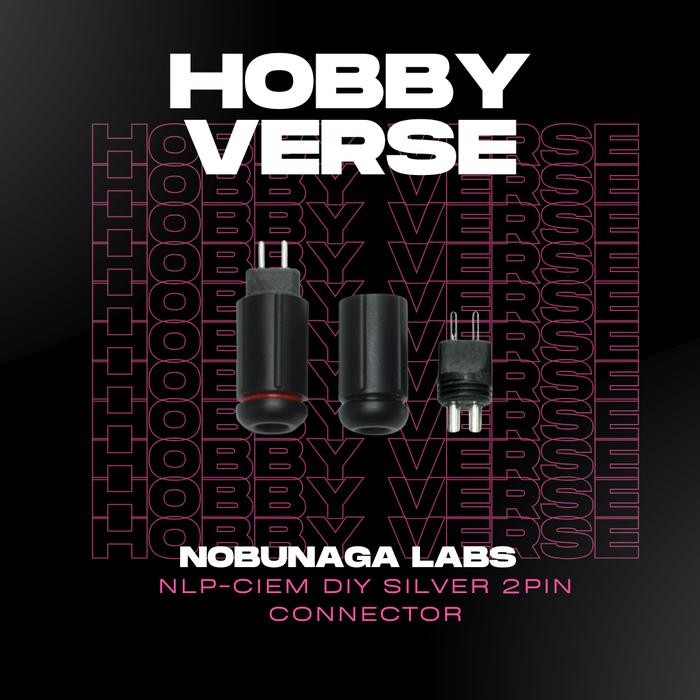 Nobunaga Labs NLP-CIEM DIY Silver 2pin Connector IEM Earphone