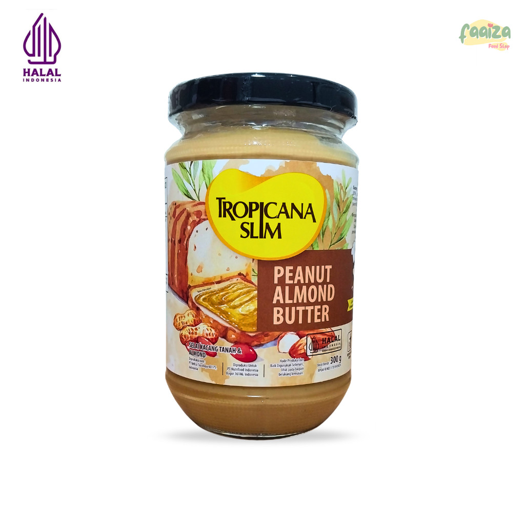 

Tropicana Slim Peanut Almond Butter 300gr Selai Olesan Kacang
