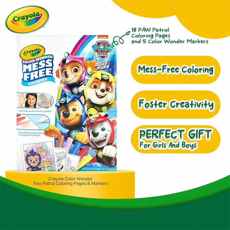 Crayola Magic Colors Paw Patrol Coloring Book Set