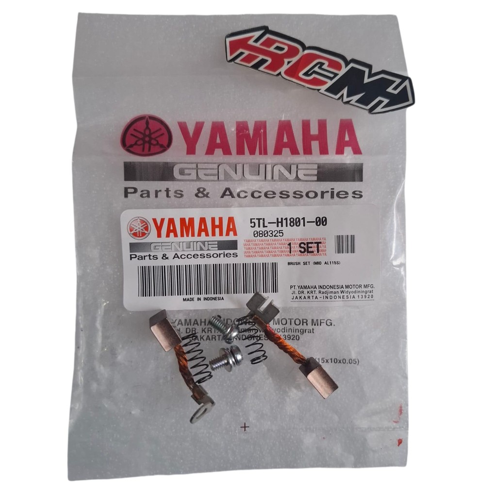 5TL-H1801-00 COOL STATER BRUSH SET ( MIO AL115S ) ARANG DINAMO STATER YAMAHA MIO, FINO, SOUL, XEON, 