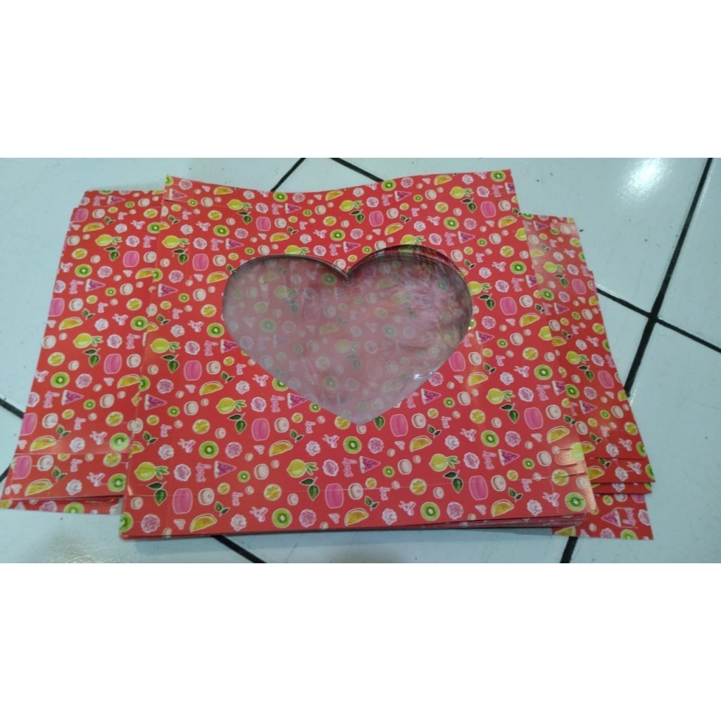 

Dus box kue hati motif 28x28