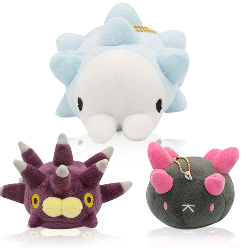 13/22/33cm Snom Sea Cartoon Pokemon Plush Doll Pyukumuku Sea Urchin Cute Plush Kawaii Keychain Birth
