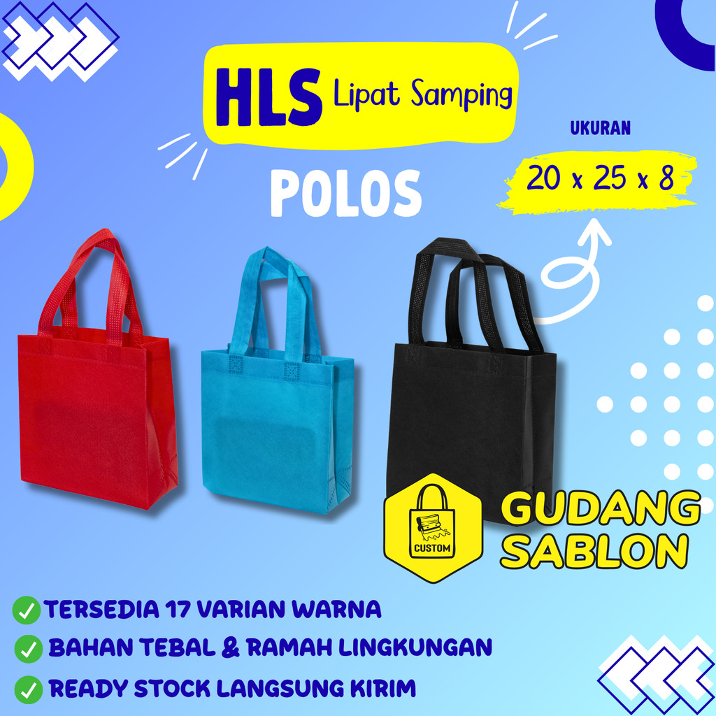 

HLS 20x25x8 cm spunbond goodie bag