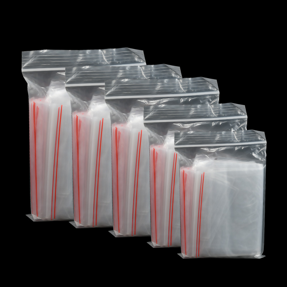 

Zip Lock Plastic Bag Reclosable Transparent Storage Bag Poly Clear Bags For Food Jewelry Candy Packaging Thickness 0.08mm