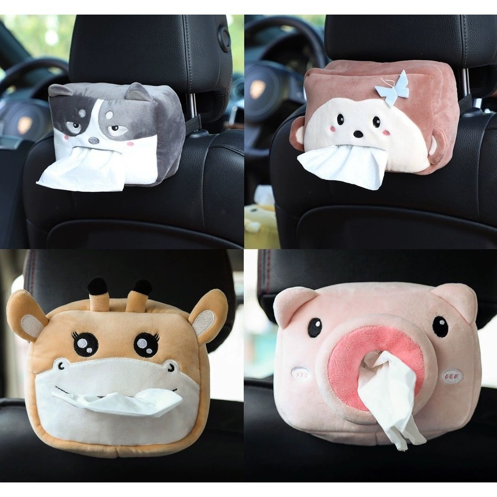 Kotak Tisu Karakter Kain Tempat Tisu Mobil Karakter Hewan