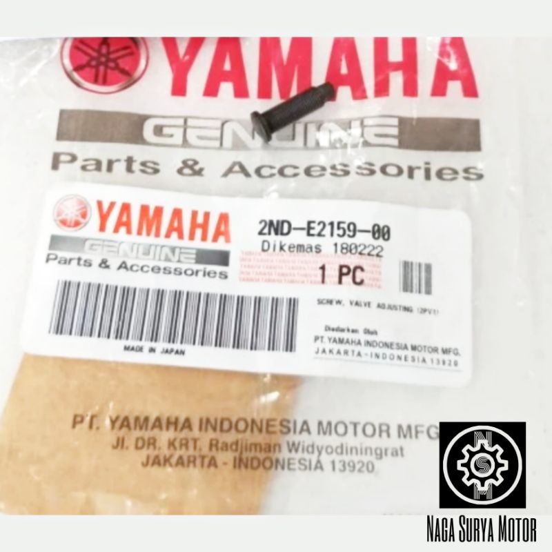 Baut setelan klep Jupiter MX 135 MX King Vixion New 2ND-E2159-00 ORI