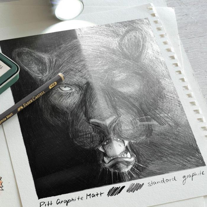 

Faber Castell Pitt Graphite Matt Pencils Tin Set | Pensil Gambar | Finest Artist Quality - 6C 115207