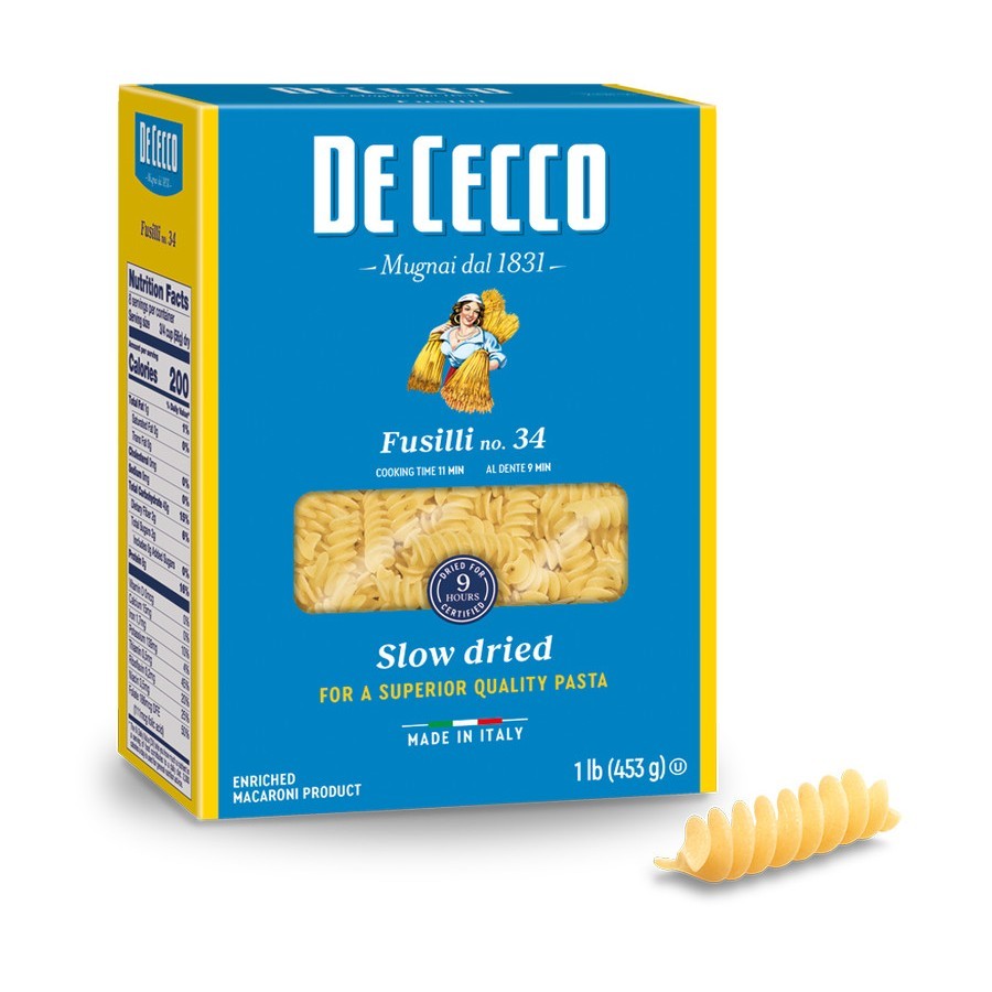 

Fusilli no. 34 De Cecco / Pasta Fusilli no 34 De Cecco - 500 Gram