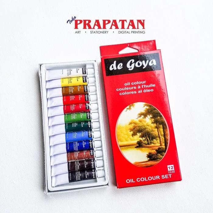 

De Goya Oil Color Set 12x12ml / Cat Minyak set - Warna