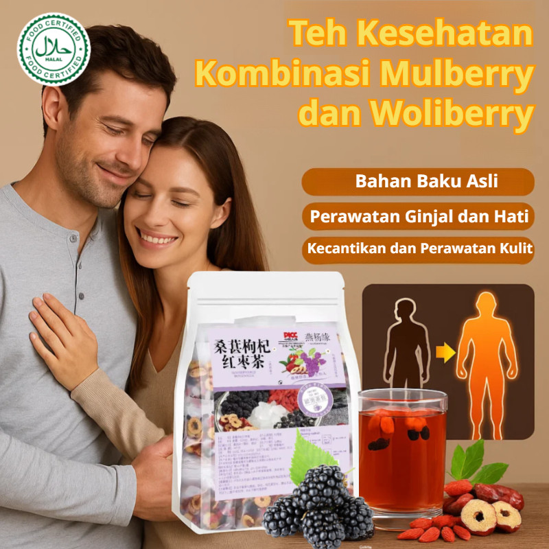 

❤️Pengiriman 24 Jam❤️Teh Herbal untuk Pembersih Hati dan Ginjal, Teh Mulberry, Teh Goji Berry, Teh 6 Harta Karun/[Mulberry dan Nutrisi Ginjal] Teh Kesehatan Kombinasi Mulberry dan Wolfberry