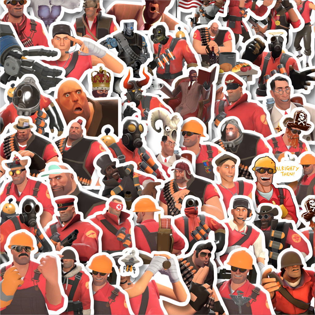 

Stiker Cutting Pack Stiker Game Series Team Fortres Character V7 Isi 100Pcs Series Aesthetic Lucu Keren Untuk Koper Bahan Vynil