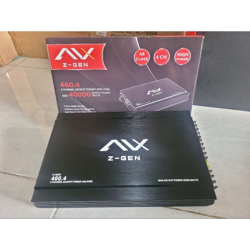 Power Amplifier AVX Cyber 460.4 4channel 40000w