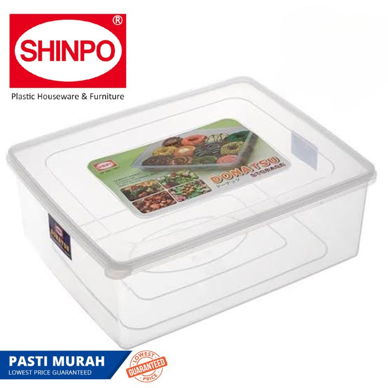 TEMPAT DONAT BOX DONAT SHINPO PLASTIK Tinggi / Donut Box Tebal Shinpo
