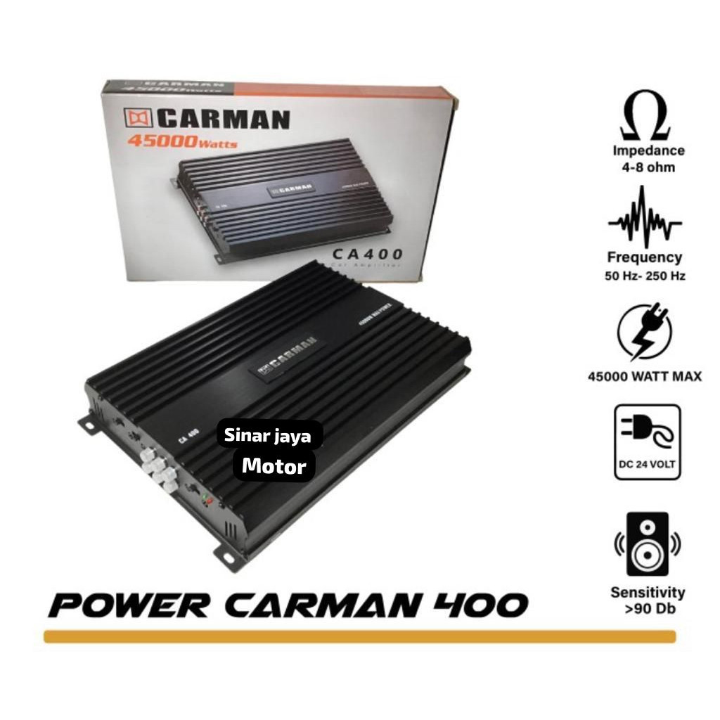 Power Amplifier Mobil Carman CA-400 8000watt 4 channel