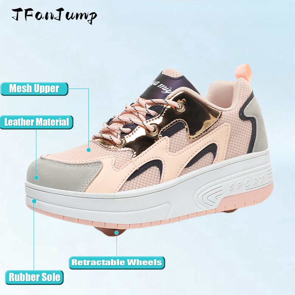 Shoes With 2 Removable Wheels Children Racing Rolling Powerslide Skates For Boys And Girls Speed Inl