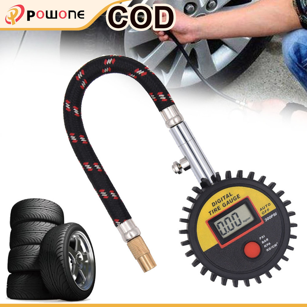 Pengukur Tekanan Ban Mobil 0~100PSI Pengukur Tekanan Ban Pengukur Tekanan Ban Detektor Tekanan