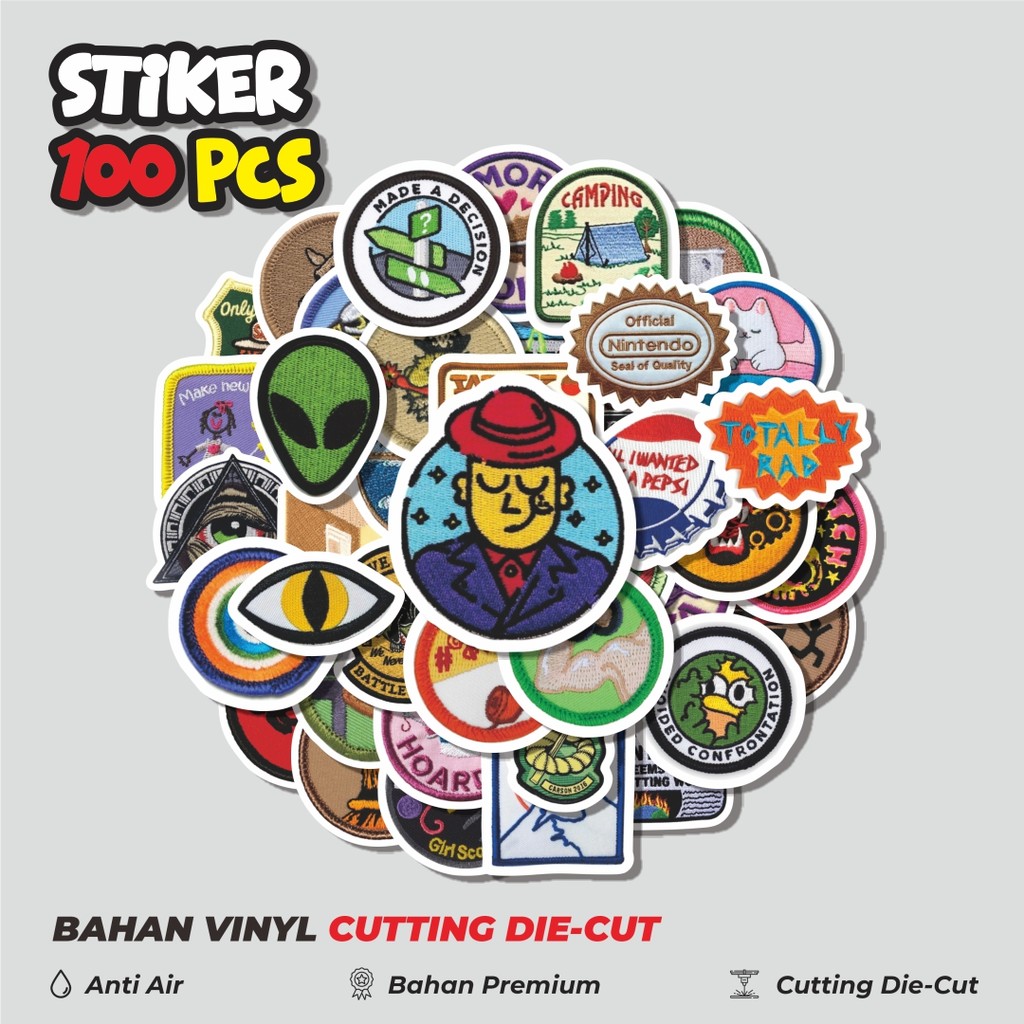 

Terbaru! 50 pcs Stiker Patch V10 Dekorasi Lucu Kreatif untuk Notebook, Skateboard, HP