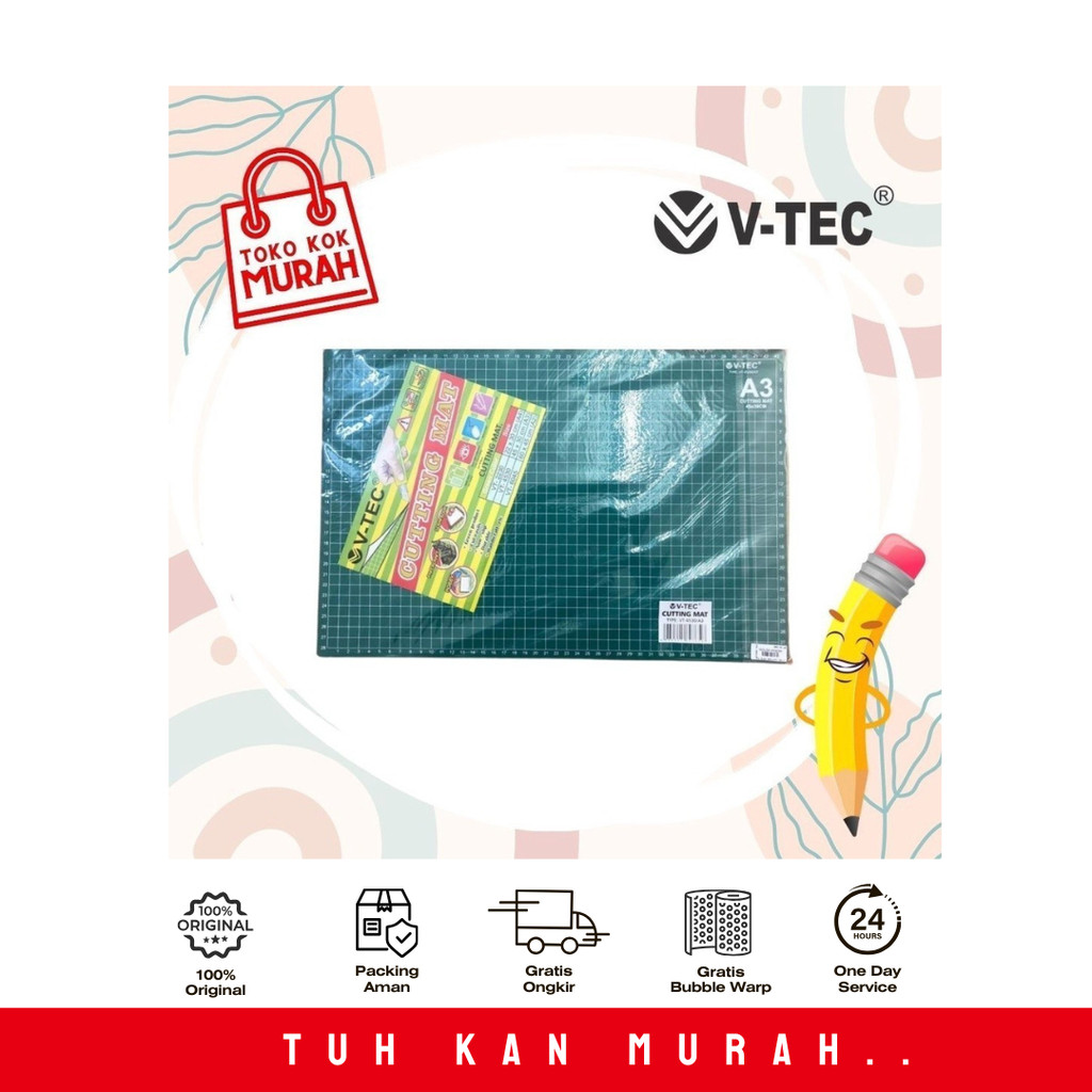 

V-Tec Cutting Mat Type Vt-4530 /A3 WARNA COKLAT SUSU