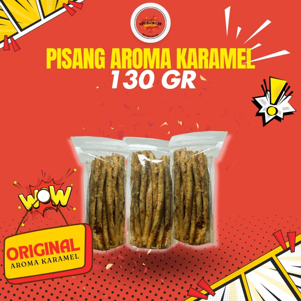

Pisang Aroma Karamel 130gr