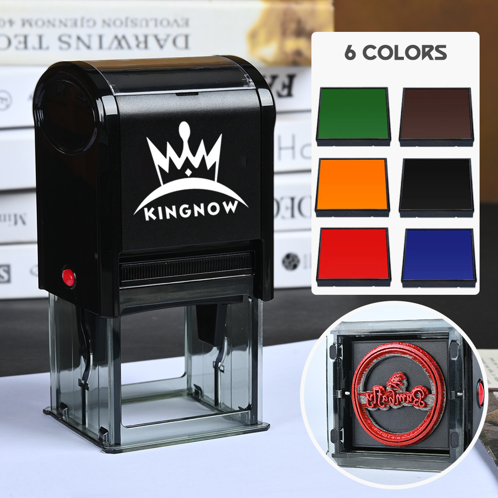 

Customized Self Inking Stamp Rubber Logo Clear Seal Stamp Customized Business Wedding Party Decoration For Invitation Stationery