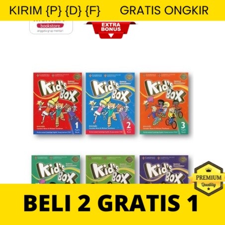 

{P} {D} {F} Kid's Box Updated 2nd Edition | Buku Pelajaran Bahasa Inggris SD