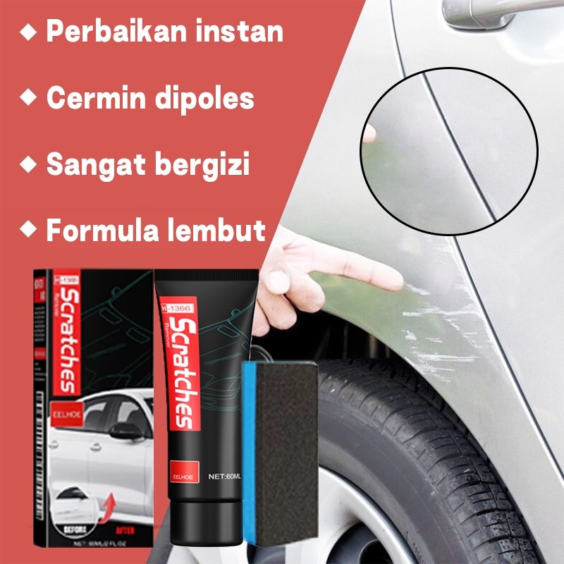 LUNDONGSHOP penghilang baret body motor dan mobil 60g kompon penghilang baret mobil poles mobil bare
