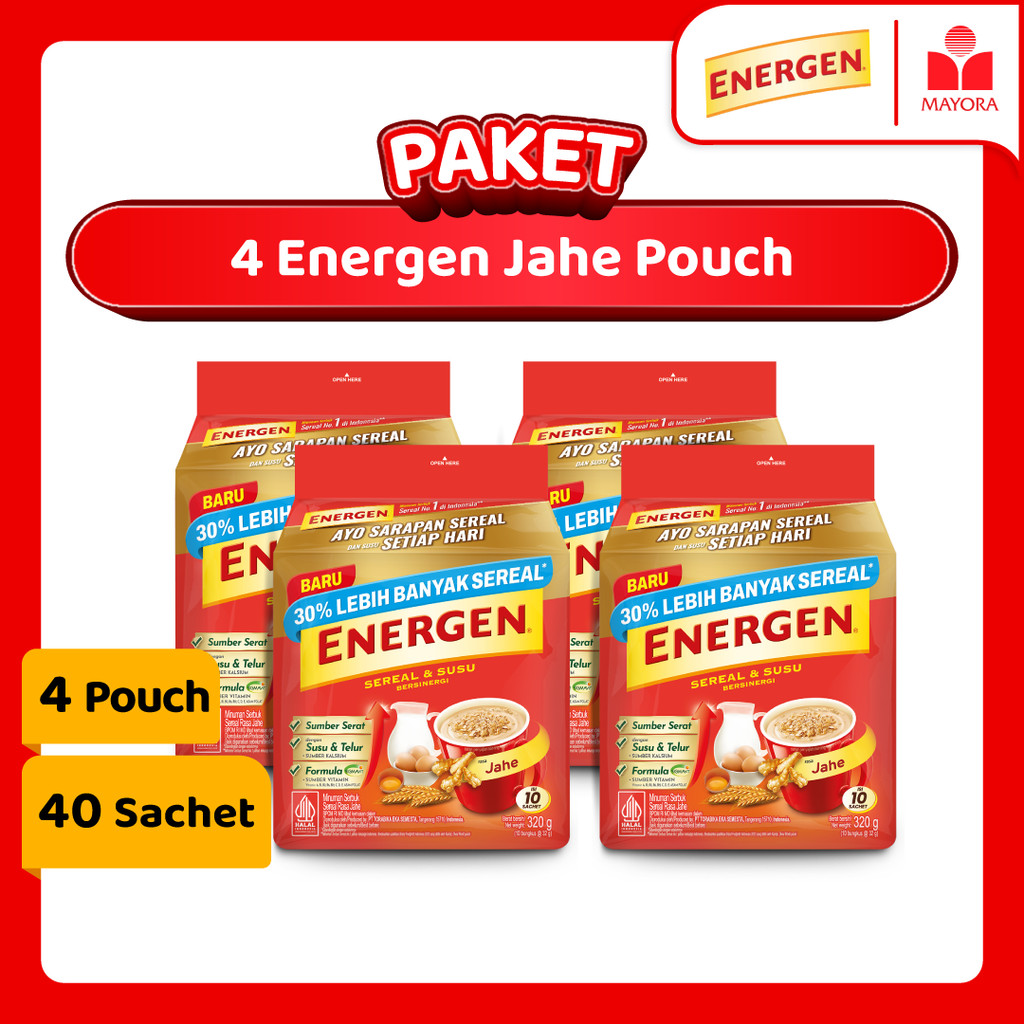 

Paket 4 Energen Jahe Pouch
