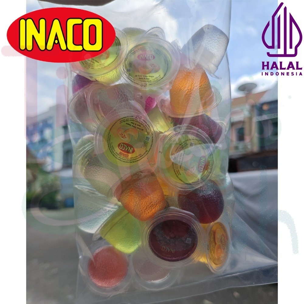 

Jelly Cup Curah 500gr INACO dan JELEBIT Superindo rasa Leci Anggur Strawberry Mangga Semangka