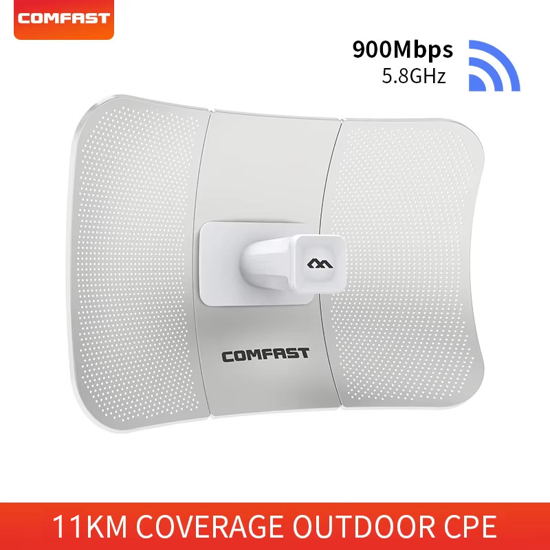 Comfast Outdoor 11KM Wireless AP Bridge 5.8G 900Mbps Wireless WiFi Repeater Extender Router Access P