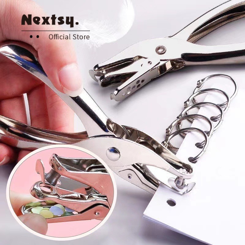 

Nextsy Pembolong Kertas Satu Lubang One Hole Puncher Logam